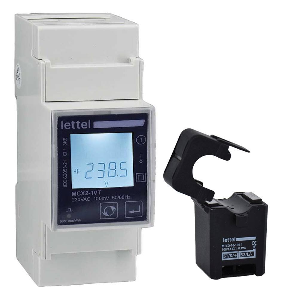 Sous compteur d'énergie monophasé MCX2