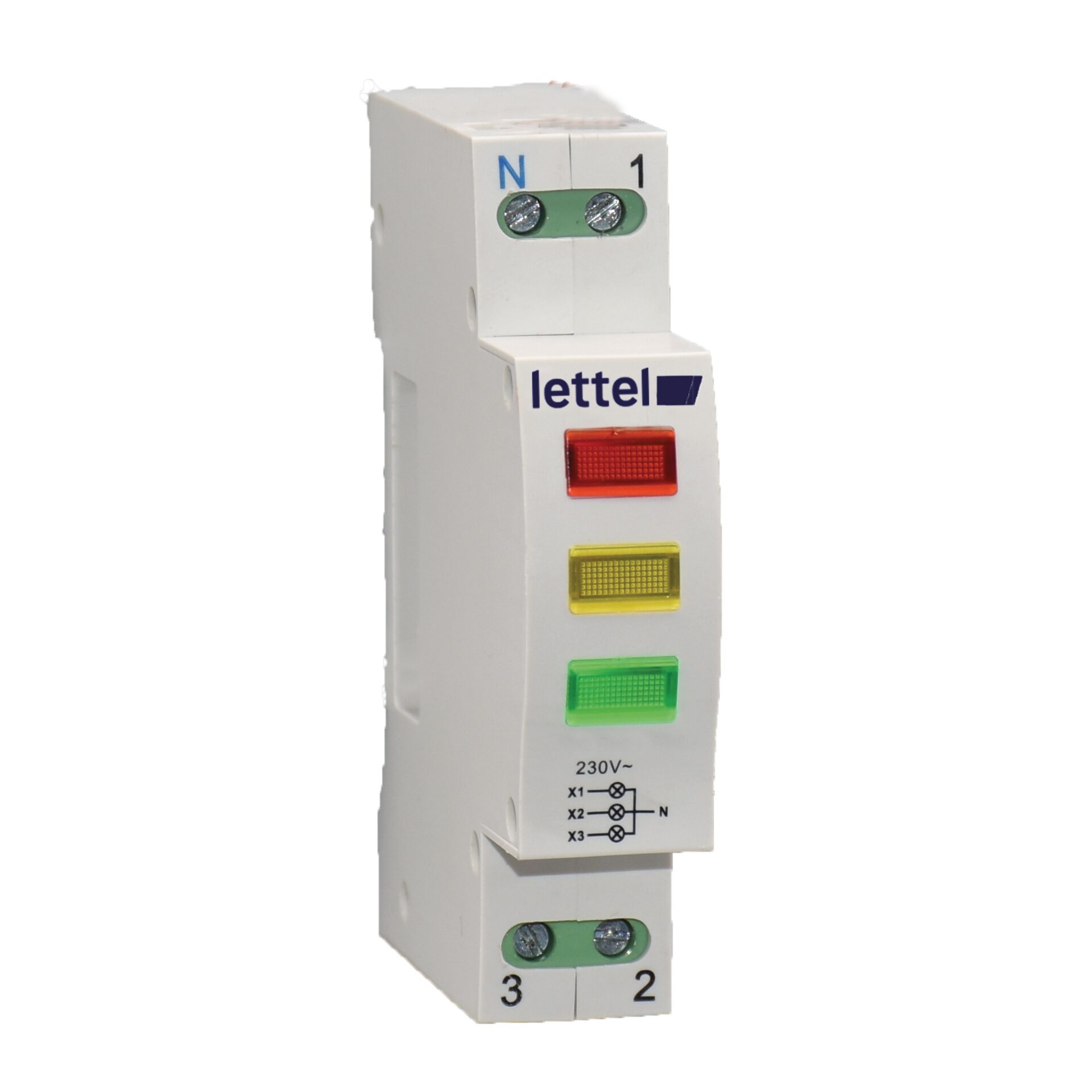 Témoin lumineux à 3 leds svm3-ryg