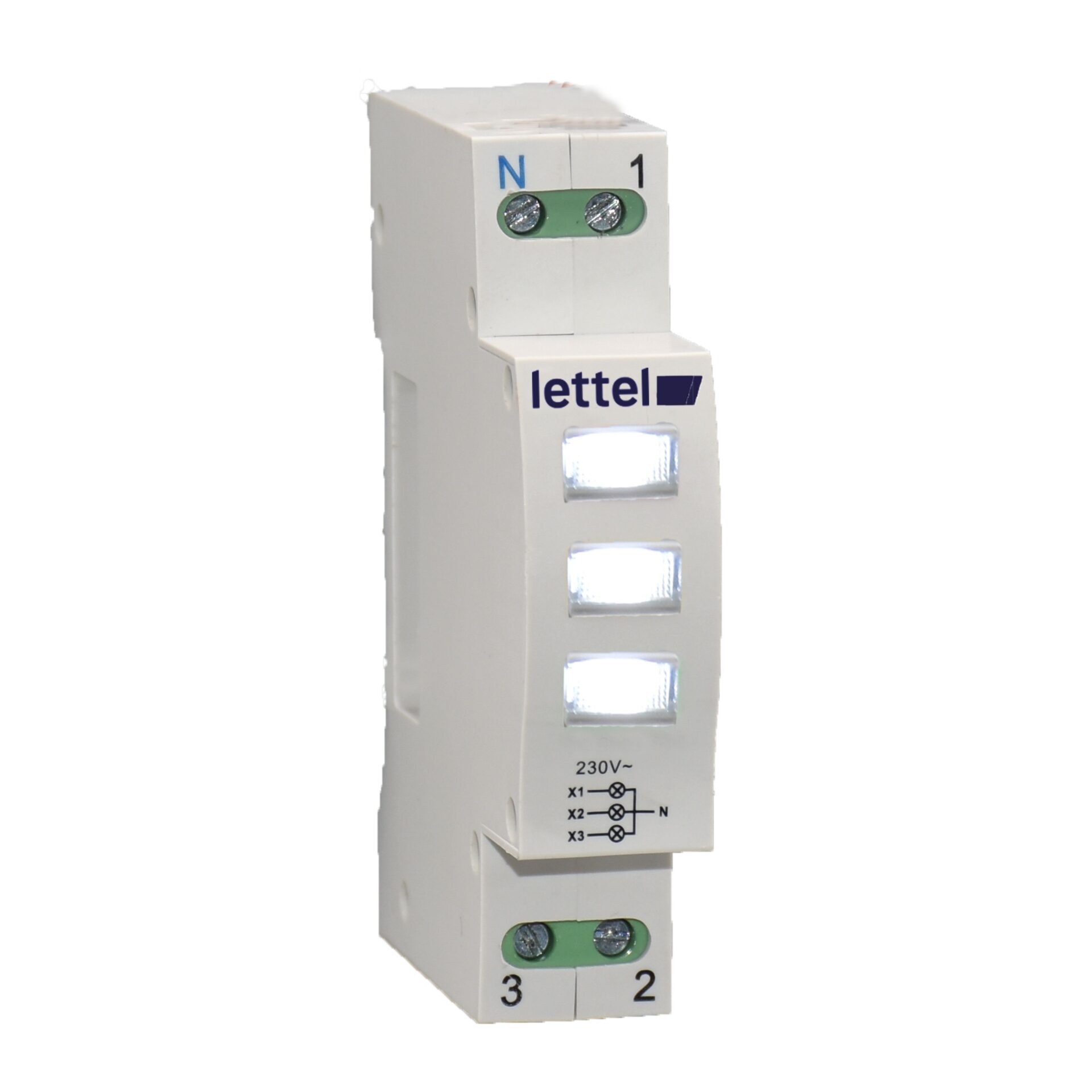 voyant présence tension 3 leds blanches svm3-www