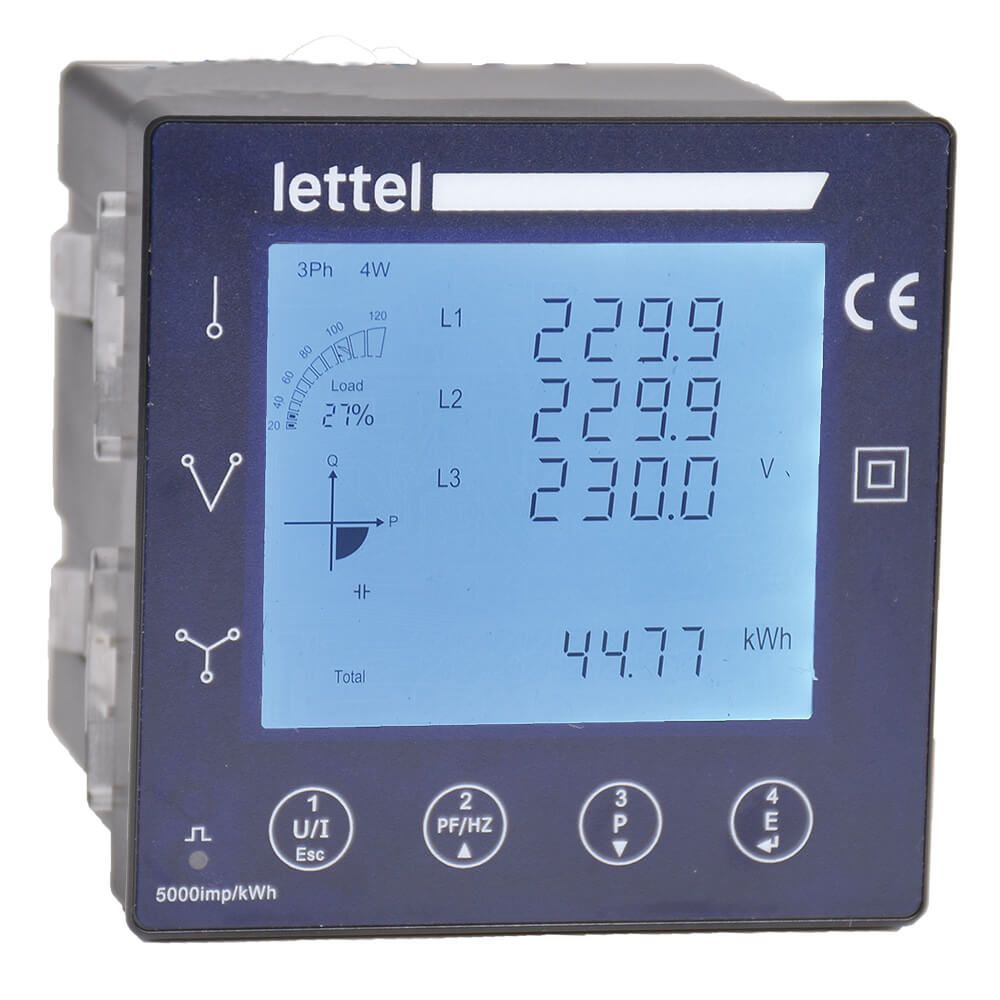 Analyseur de réseau électrique triphasé
