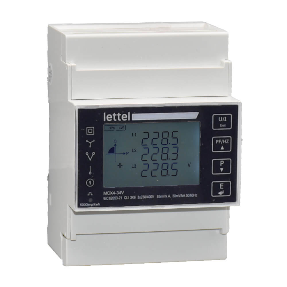 Compteur électrique triphasé MCX4-34V