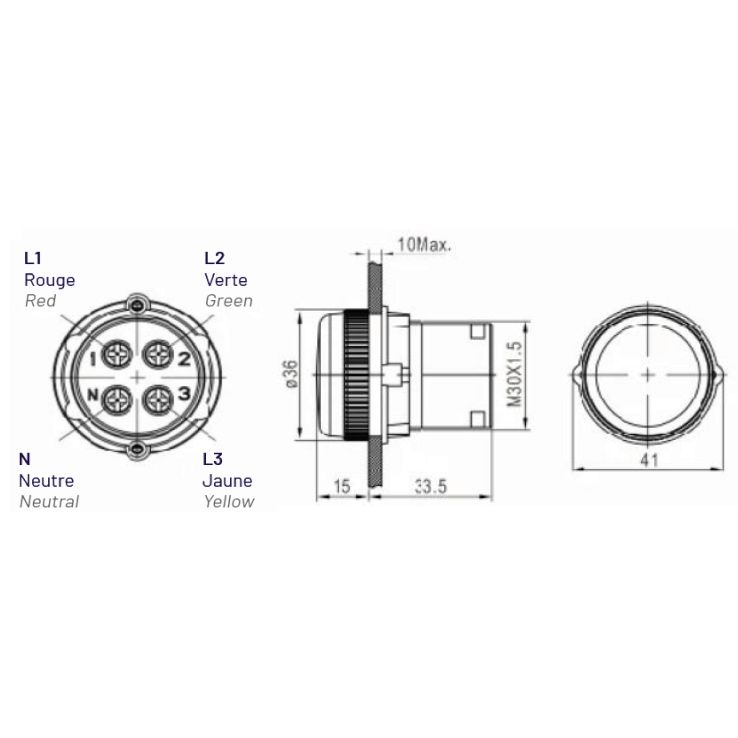 Schéma dimensions sve3