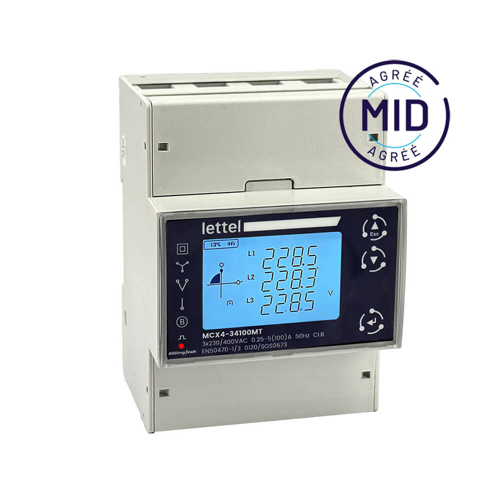 Compteur électrique MCX4-34100MT